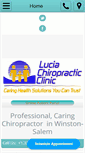 Mobile Screenshot of luciachiropractic.com